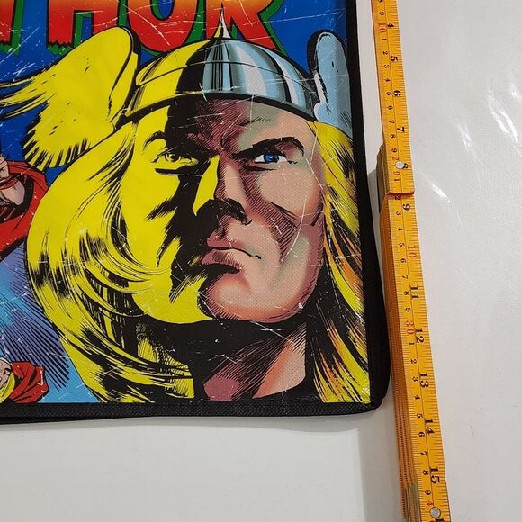 Disney Marvel Thor Comic Book Style Tote Bag NEW - Picture 2 of 4